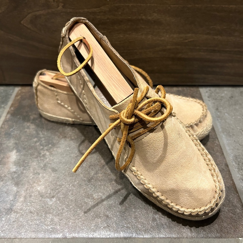 UGG Espadrille Oxford Moccasin - Brown Leather